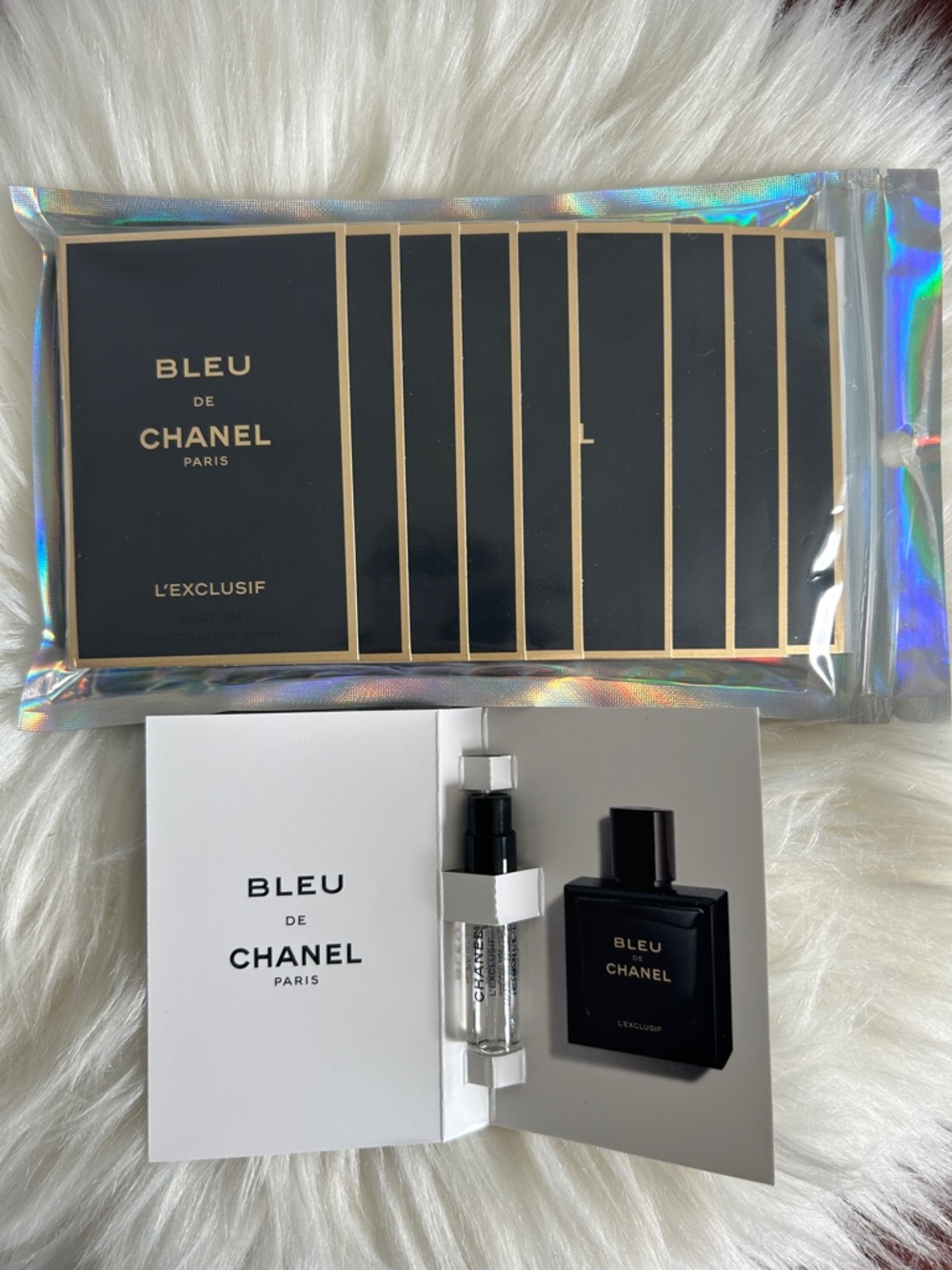 10 pieces CHANEL Bleu de Chanel L’Exclusif samples set 1.5ml